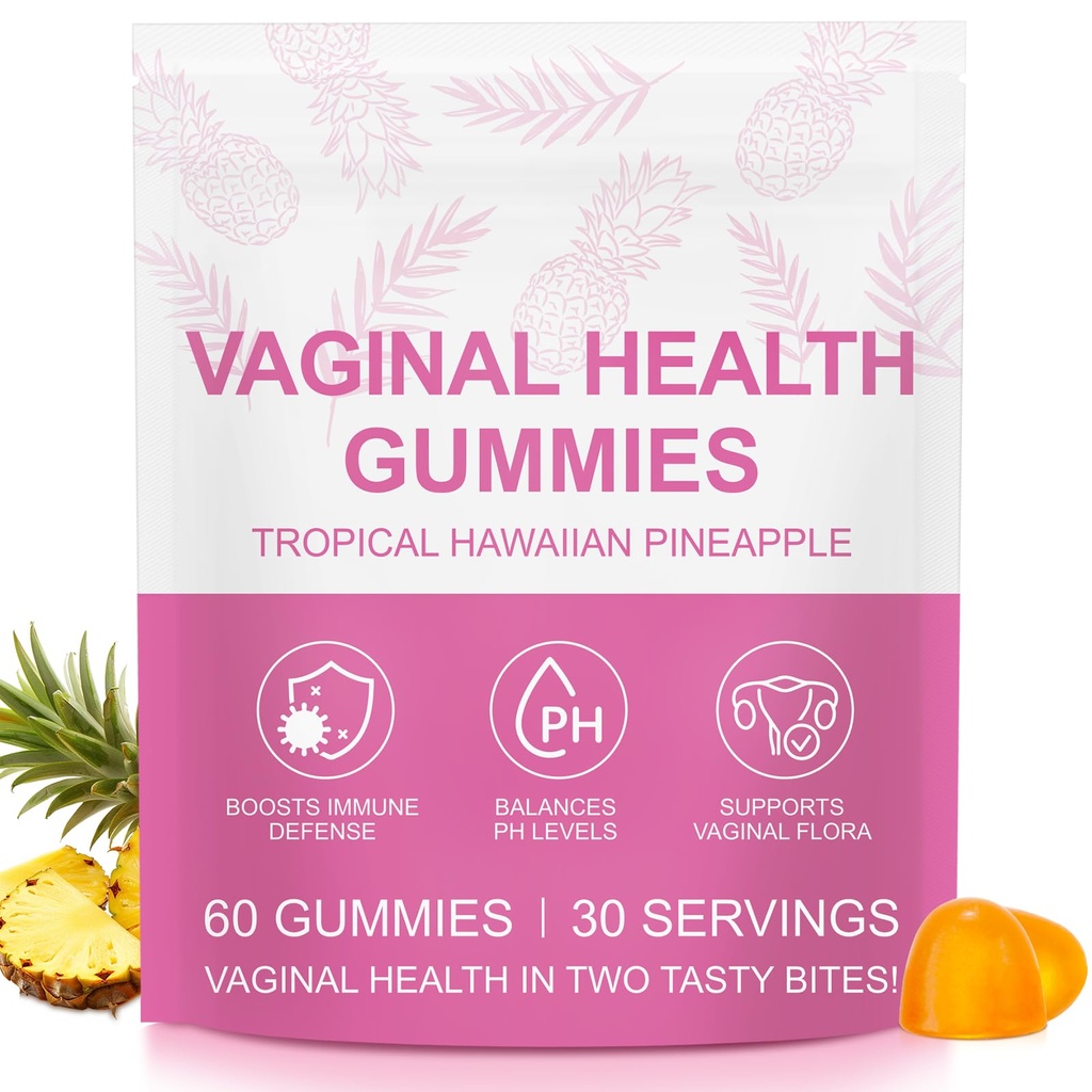 Premium Feminine Balance Gummies, Ananas Gummies per le donne PH, Vital Vaginal Probiotics Fonte Feminine Gummy per le donne di tutte le età