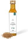 ADI 100% huile de lin biologique pure – 8,8 fl oz, huile de lin liquide pressée et non raffinée
