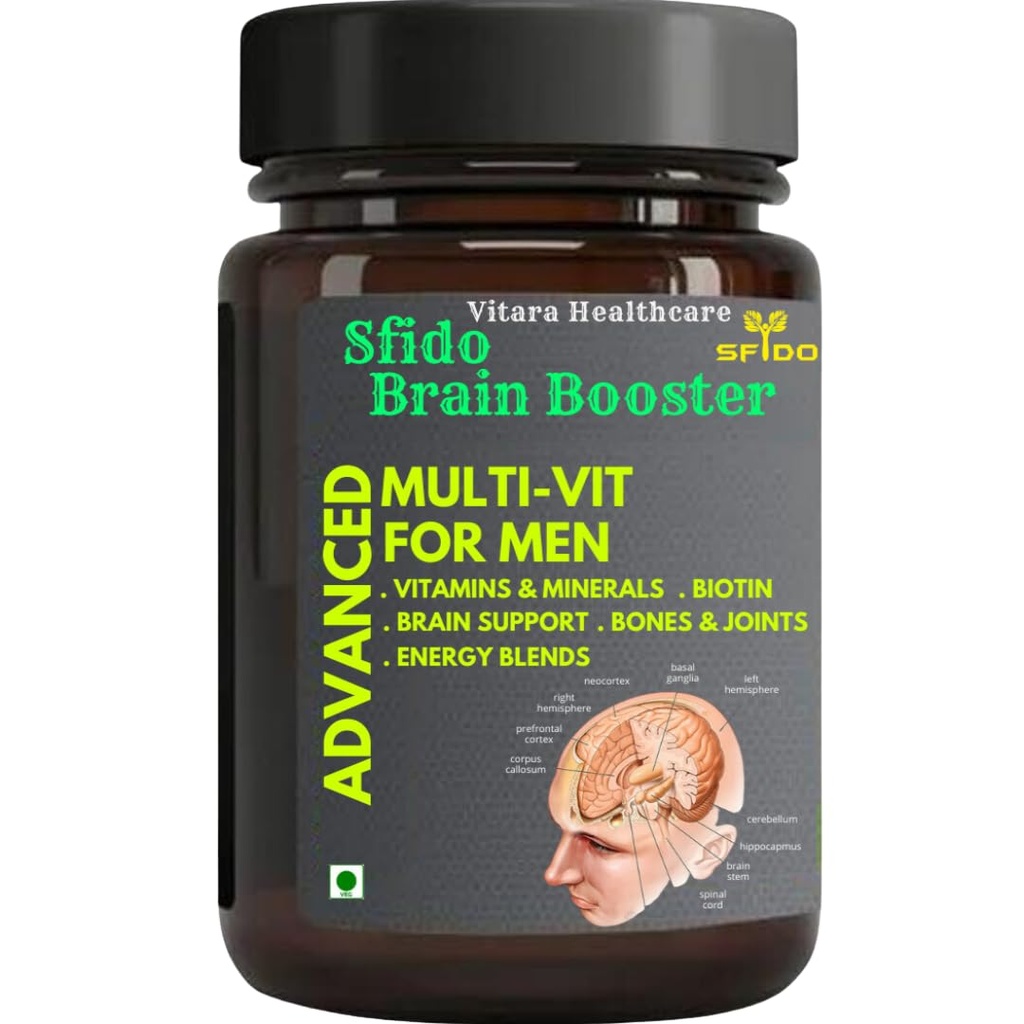 Brain Booster Capsule/Brain Booster Supplement for Women | Helps Improve Focus & Mental Clarity 30 Capsule Pack 1
