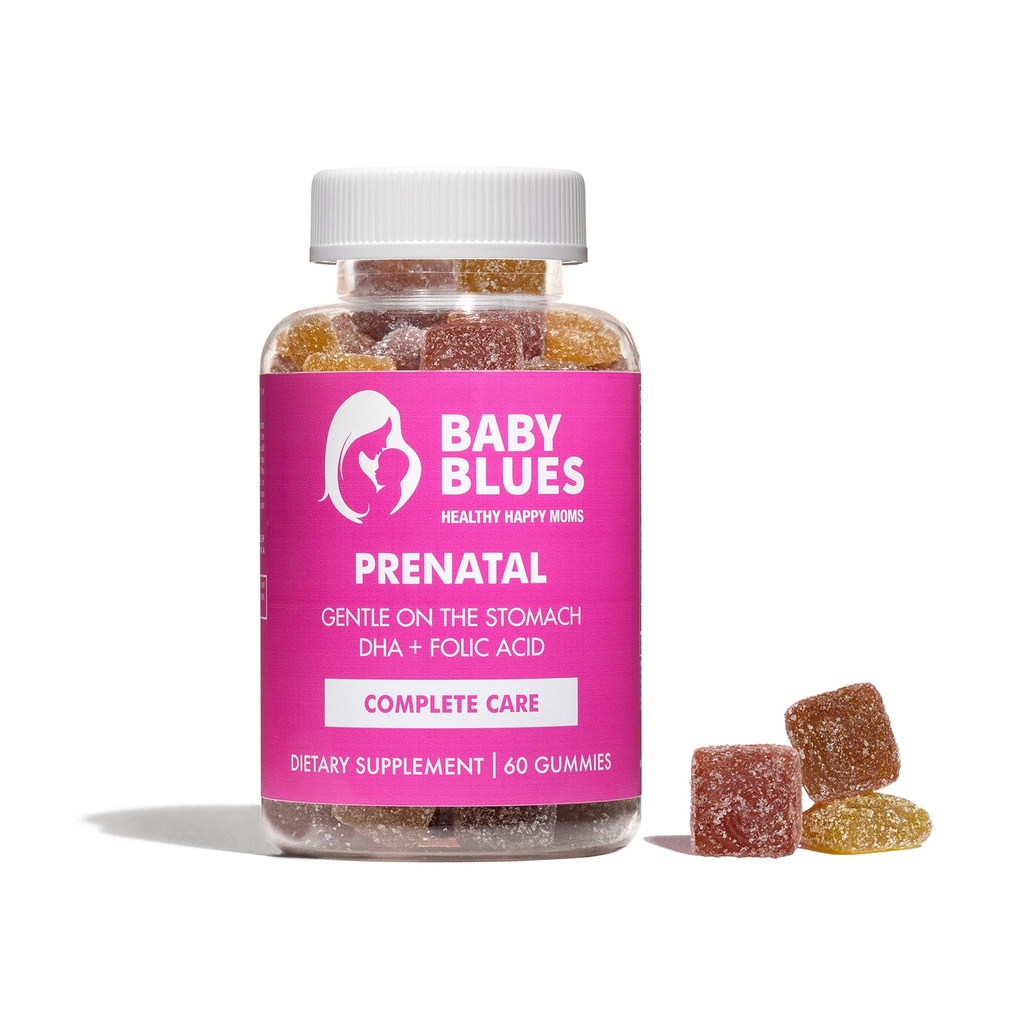 Baby Blues Pränatale Gummis: Komplettes Multivitamin mit DHA + EPA Omega 3s