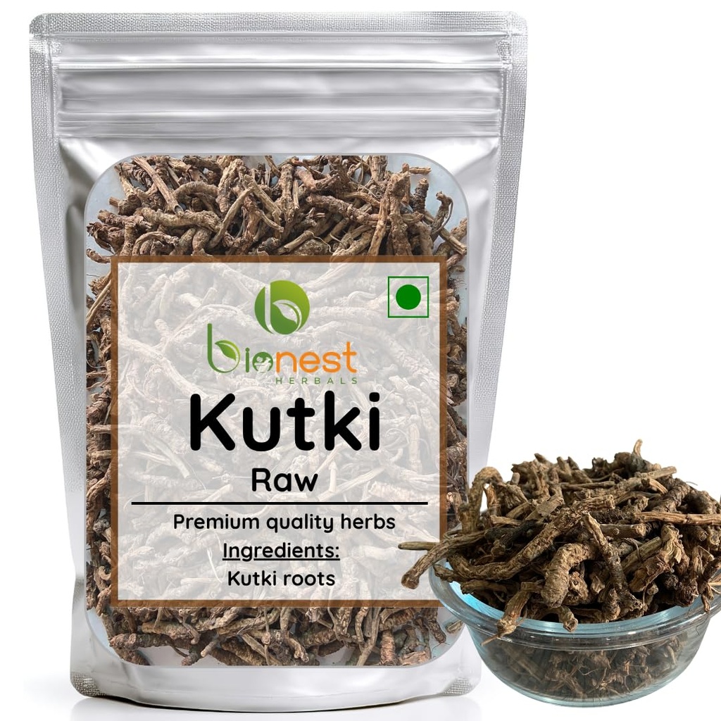 Kutki (Raw) -100 g- Picrorhiza Kurroa/Katuki | Liver Health, Detox | Bitter - Raw Herb