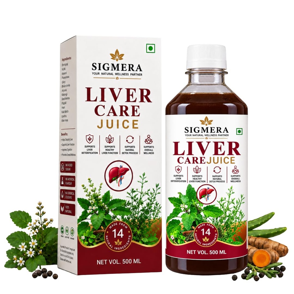 Liver Care Juice 500ml | Natural Liver Cleanse & Detox Drink | Supports Liver Health & Digestion, Fatty Liver Management | Anti-oxidant Rich Supplement With14 Ayurvedic Natural Ingredients to Benefit Liver Health