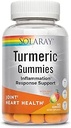 SOLARAY Turmeric Gummies w/Ginger | Sano cuore e infiammazione di risposta Supporto | Vegan, Gluten Free | 30 Serv, 60 Ct