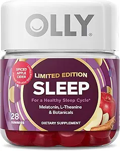 Sleep Gummy, Edition limitée, Mélatonine, L-Theanine, Botaniques, Cidre de pomme épicé - 28ct