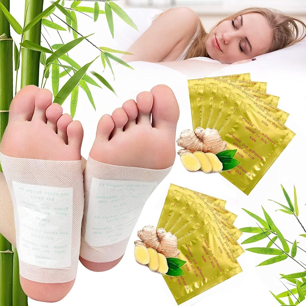OPENZON Natural Foot Patch for Detoxification, Cleansing Toxin Remover, Stress Relief & Sleep Aid | For Men & Women | Pack of 1 (10 Pads)