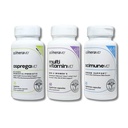 ScimeraMD® AspregaMD 30CT Probiotic + Prebiotic, ScimeraMD® ScimuneMD 30CT Immununterstützung und ScimeraMD® MultivitaminMD Multiminerals für Verdauungs- und Immunsystemunterstützung und Wellnessunterstützung