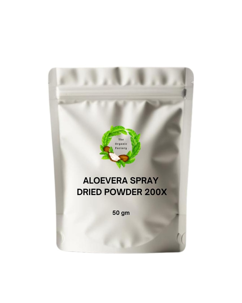 Aloe Vera Spray Dried Powder 200X, 50gm