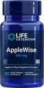 Estensione della vita AppleWise 600mg Antiossidante-Rich Organic Apple Polyphenols Heart & Colon Health - Non OGM, Gluten-Free - 30 capsule vegetariane