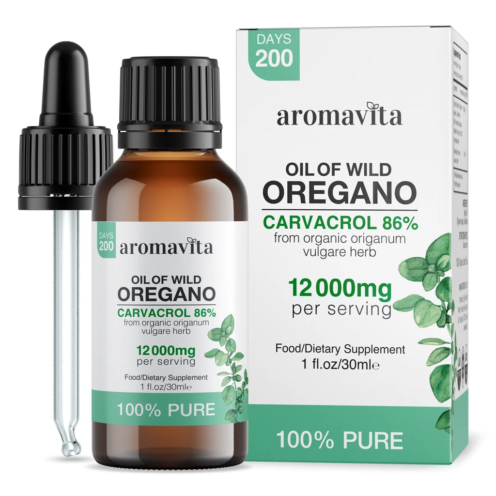 Wild Organic Oil Of Oregano Mediterranean 100% Pure Certified Undiluted