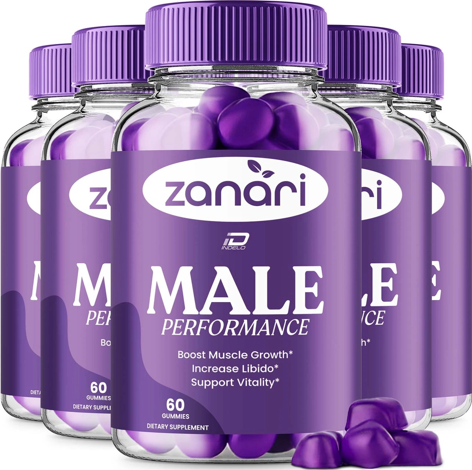 (5 Pack) Zanari Gummies for Men – Zanari Male Gummy Natural Blend Reviews