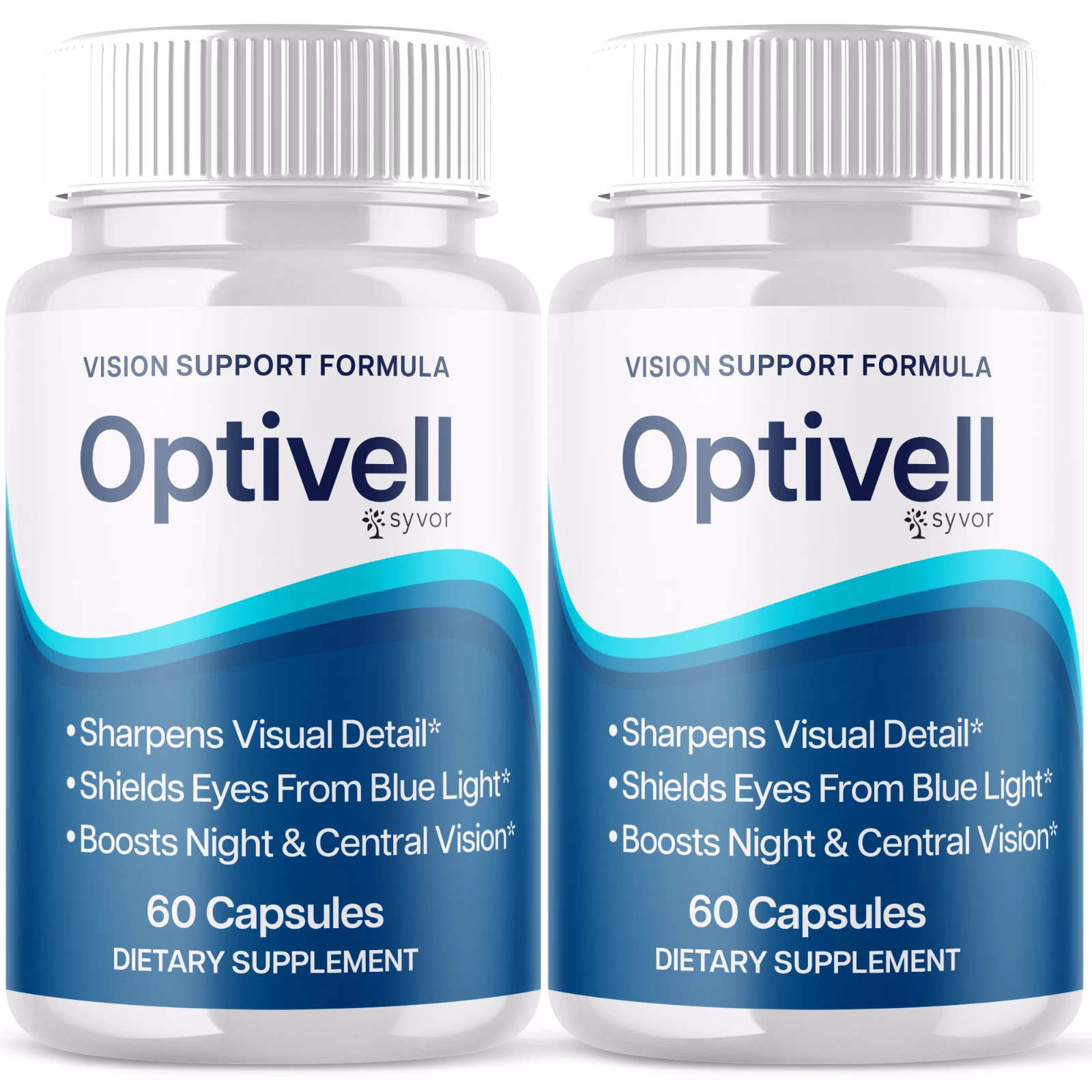 (2 Pack) Optivell Vision Support Formula, Opti Vell Eye Health (120 Capsules)