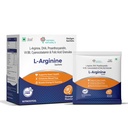 Hayman Natural's L-Arginine Powder Sachets - Sugar Free, L-Arginine Supplement Powder for Pre-Workout, Muscle Recovery & Stamina for Men & Women, Orange Flavour, 5g, 10 Sachets