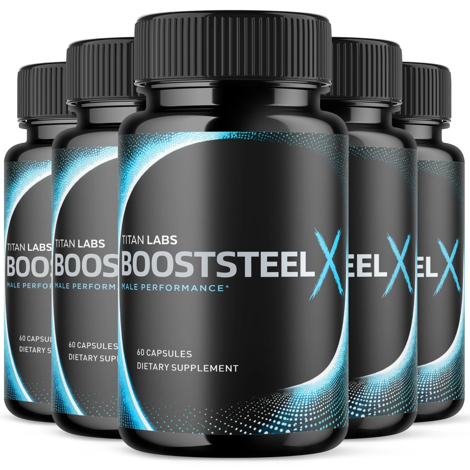 (5 Pack) Boost Steel X Advanced Male Health Support Formula BoostSteelX 300 Caps