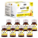 The Old Natural Nuvit D3 Vitamin D3 60000 Iu I Cholecalciferol Vitamin D3 Oil 60000 Iu Sugar Free Nano Shots I - 5Ml (Pack of 2, Mango)