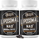1800 MG Liposomal NAD Supplemento, NAD+ Supplemento Simile a Nicotinamide Riboside, 98% Pure NAD Plus Supplemento per Energy Booster & Cellular Repair for Men & Women, Non-GMO, 120 Softgels