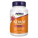NOW Integratori alimentari, Multivitamina maschile ADAMTM con Palmetto di Sega, Licopene, Acido alfa lipoico e CoQ10, Plus Estratto di semi di Resveratrolo naturale & Uva, 60 compresse
