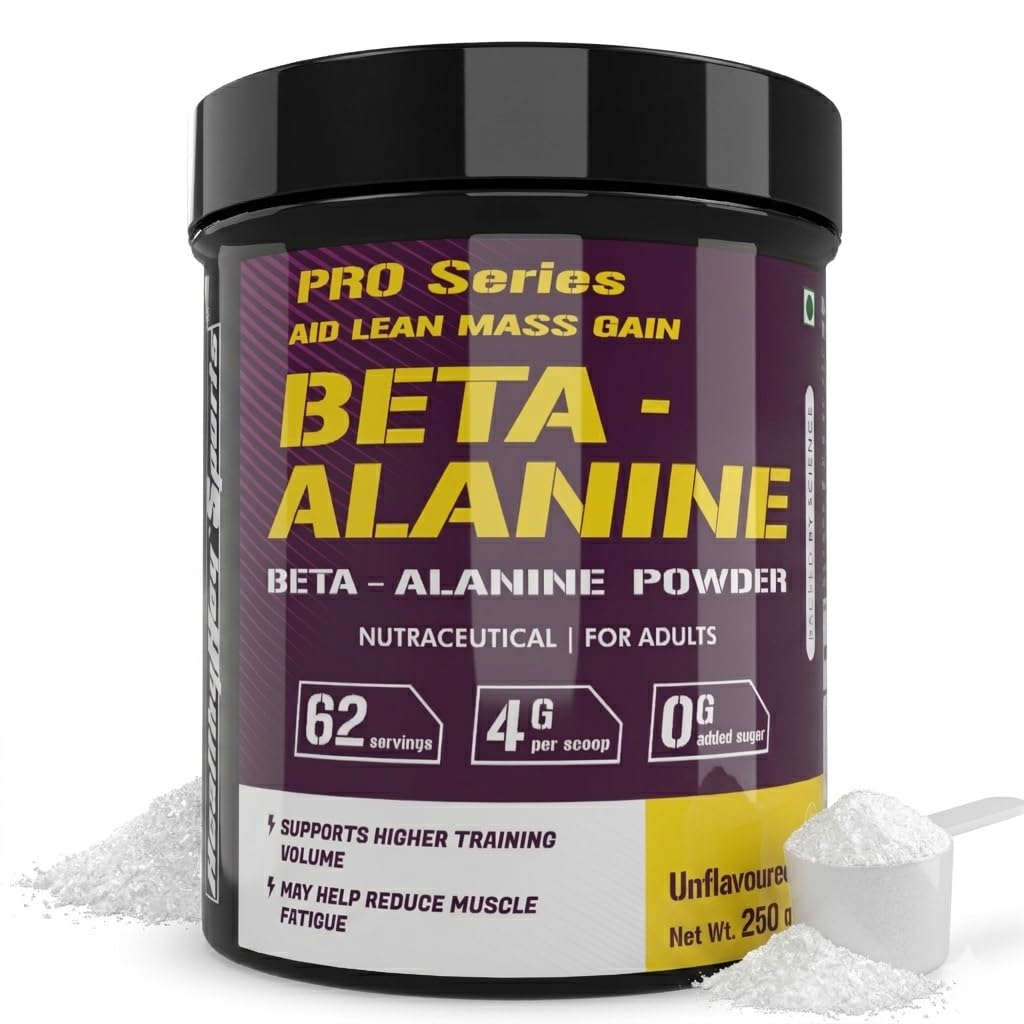 HealthyHey Sports - Beta-Alanine Powder for Endurance - 250 grams