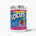 GIBBON Focus BCAA 4:1:1 Powder with Beta Alanine & L-Glutamine | Advanced Muscle Recovery & Endurance Support | Amino Acid Supplement for Lean Muscle & Performance | 400g | 26 Servings (400 Gm, Guava)