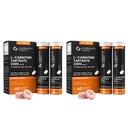 L- Carnitine Tartrate Effervescent tablet (Orange)- Pack of 40x2