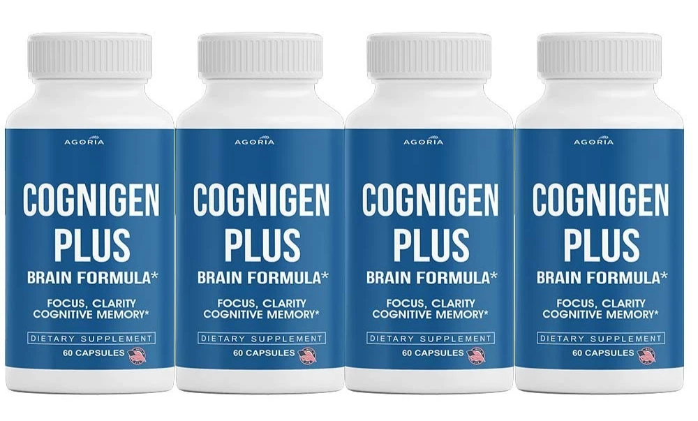 (4 Pack) Cognigen Plus Brain Capsules, CognigenPlus Advanced Brain & Memory Pill