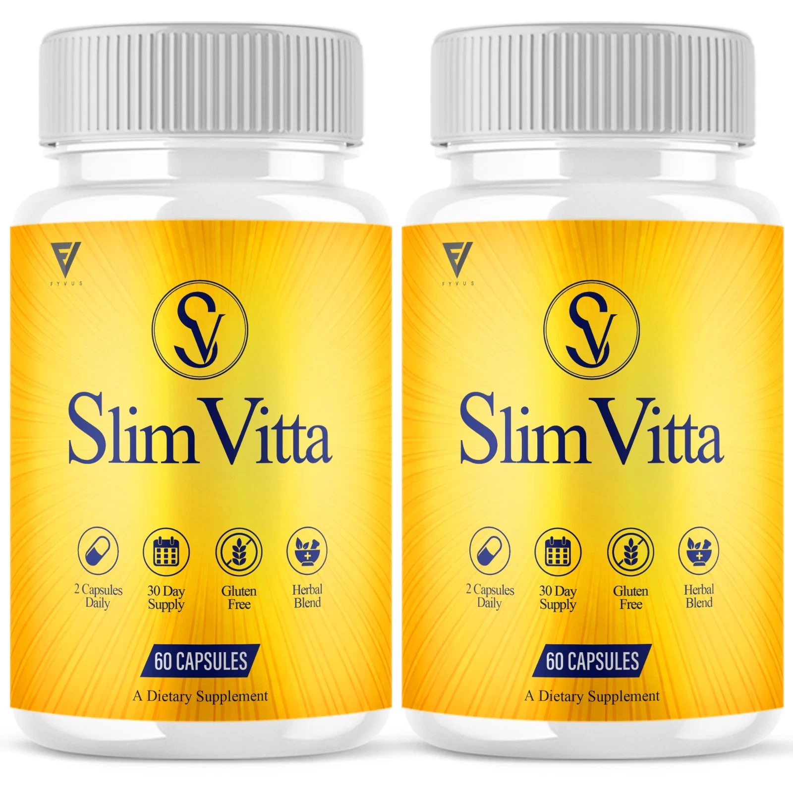 (2 Pack) SlimVitta Weight Support, Slim Vitta Advanced Formula (120 Capsules)