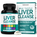 Liver Cleanse Detox & Repair 27 in 1 Formel - Milk Thistle, Dandelion Root, Turmeric, Artichoke Extract & More - Liver Detox Support Supplement - 3. Partei getestet, Vegan Safe & USA Made (60 Count)