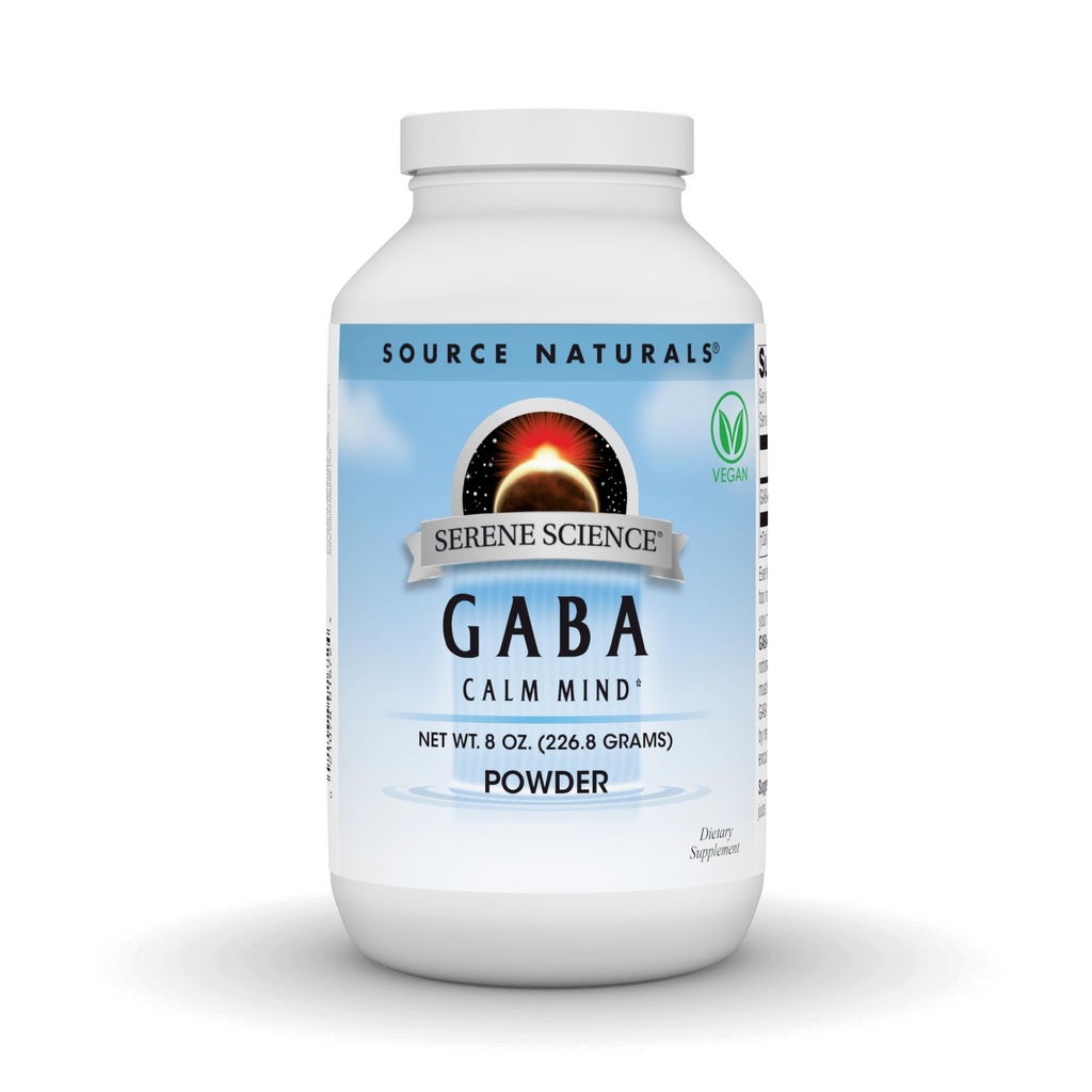 Serene Science GABA, 750 mg - 8 oz polvere
