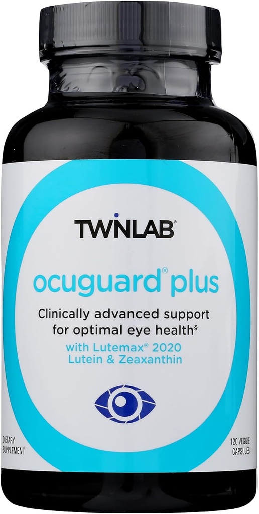 Twinlab Ocuguard Plus - Augenergänzung mit Zink, Vitamin A, C & D - 120 Veggie Kapseln