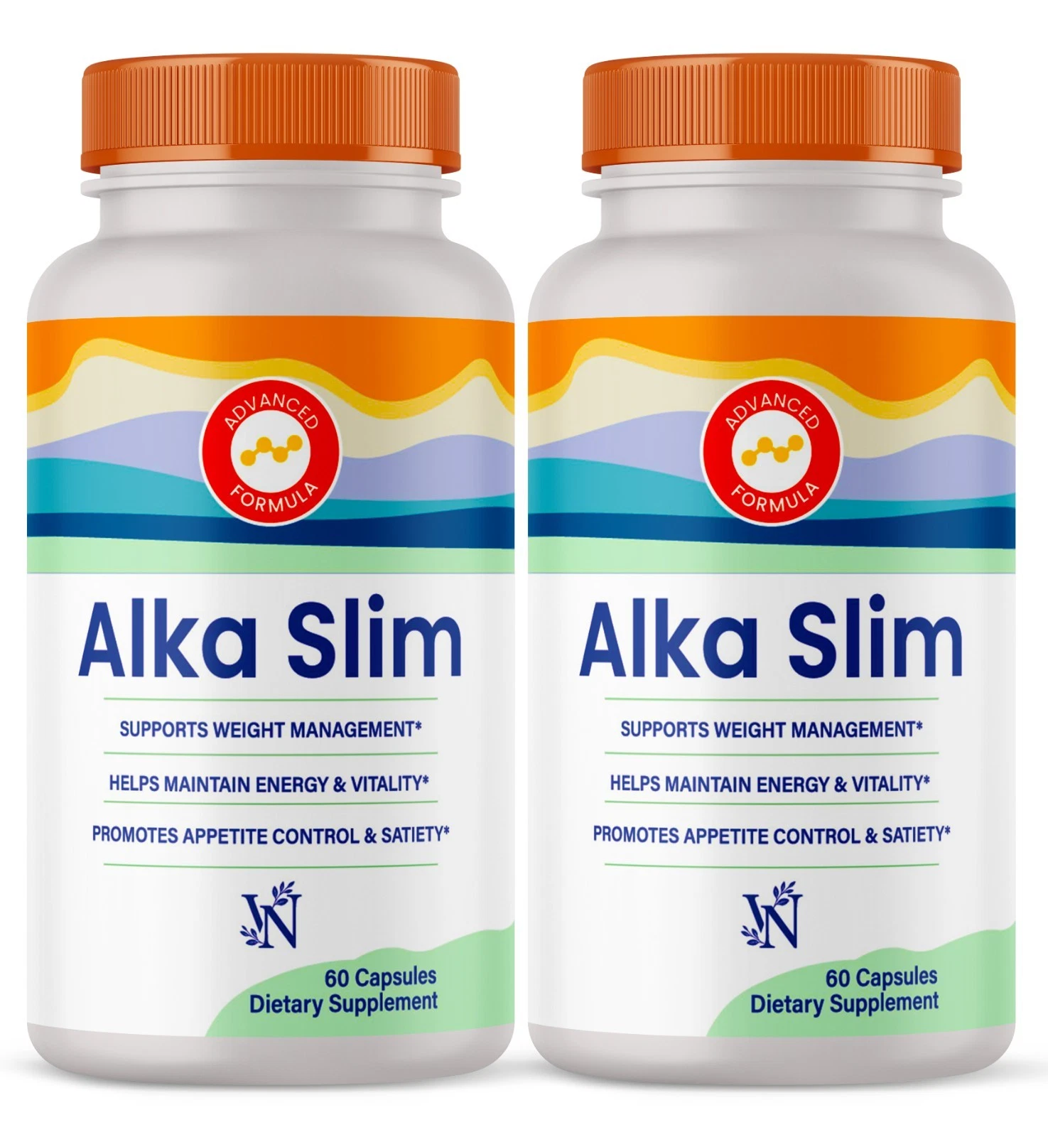 Alkaslim Supplement, Alka Slim Capsules for Daily Health & Wellness 120CT 2 Pack