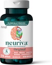 NEURIVA Original Brain Supplemento per la Memoria, Focus & Concentration + Learning & Accuracy con clinicamente testato Nootropics Phosphatidylserine e Neurofactor, Caffeine Free, 75ct Capsule