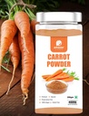 Carrot Powder (Dehydrated) - Beta Carotene Enriched Superfood For Healthy Eye Vision/Immune System/Skin Health for Eating & Drink, Jar Packing (200 gm) Full of Nutrients