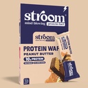 STROOM 10g Peanut Butter Protein Wafers (10 Bars, 40 Grams Each) |100% Vegetarian, No Added Sugar, No Maida & No Palm Oil | Multigrain Crispy Wafer, High Fibre | Healthy Snack (400 G)