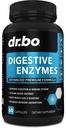 Verdauungsenzym-Ergänzungen Pflanzenbasiert - Pankreas & Proteolytische Super-Digestion Enzym-Ergänzung Pillen Hilfe zur Linderung von Frauen und Männern - Lipase, Amylase, Bromelain, Protease & Cellulase
