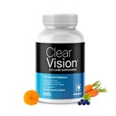 Clear Vision Eye Care Tablets | Lutein, Zeaxanthin, Bilberry & Astaxanthin | Eye Health Supplement for Digital Eye Strain, Dry Eyes & Blue Light Protection | Daily Eye Multivitamin
