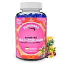 Naturyz Bovine Free Multi Collagen Gummies for Skin Health | Hyaluronic Acid, Vitamin C, Vitamin E & Biotin | Skin Elasticity, Hydration & Glow Supplement | Hydrolyzed Peptides with Type I, II, III, V & X | Easy-to-Absorb Gummy | No Added Sugar, Delicious Taste- 50 count (Mix Fruit Flavor)