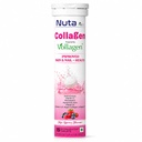 Collagen Effervescent Tablets | Vegan Collagen (Vollagen), Vitamin C & Hyaluronic Acid | Skin Glow, Hair & Nail Support | Mix Berry | 15 Tablets