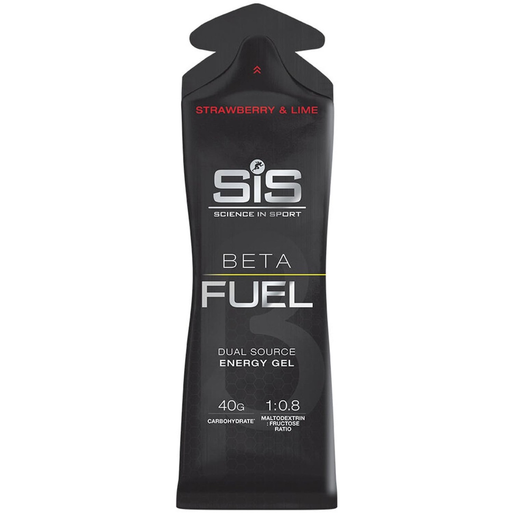 Science in Sport Strawberry & Lemon + Electrolyte Beta Fuel Energy Gel 60ml