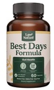 Meilleurs Jours Formule Avancé 5-en-1 Support Gut pour Bloating, Gas & Irrégularité , Probiotiques à base de sol + Prébiotiques, L-Glutamine, Aloe Vera et plus 60 Capsules