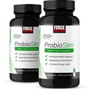 Fattore di Forza ProbioSlim integratore probiotico per le donne e gli uomini con Probiotici e Estratto di tè verde, Ridurre Gas, Bloating, costipazione, Sostegno Digestivo e Salute Gut, 120 capsule (2-Pack)