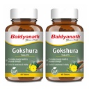 Baidyanath Ayurved Gokshura - 60 Tablets | Supports Strength & Vitality (Pack of 2)