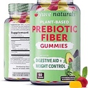 Yuve Fiber Gummis - Delicious - 3g Soluble Fiber Gummy Supplement - Unterstützt Verdauungs-Gesundheit & Regularität - Vegan & Glutenfreie Fiber Gummis für Erwachsene & Frauen - Non-GMO & Low Sugar - 60Ct (2 Pack)
