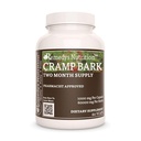 Nutrizione di Remedy Cramp Bark | 1.000 mg, 60 capsule vegane Integratore alimentare di erbe | Fornitura di due mesi