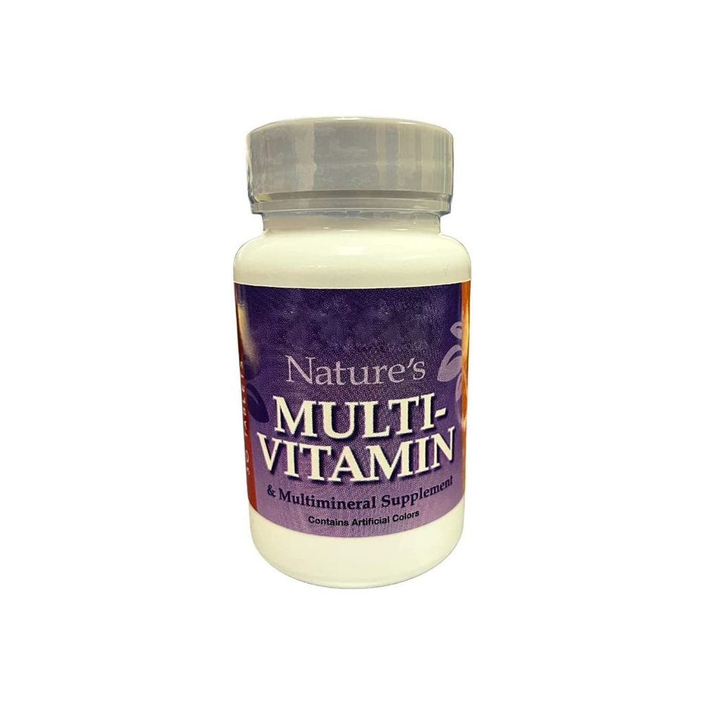 Nutemeg État Nutrition HealthyWise Nature Multivitamines & Mineral Dietary Supplément pour le soutien immunitaire, 30 jours d'approvisionnement, vitamines A, C, D, E, B, Zinc