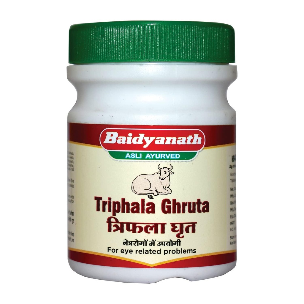 Baidyanath Asli Ayurved Triphala Ghrita – 100g | Ayurvedic Herbal blend for Digestive Wellness & Eye Care | 100% Pure & Natural