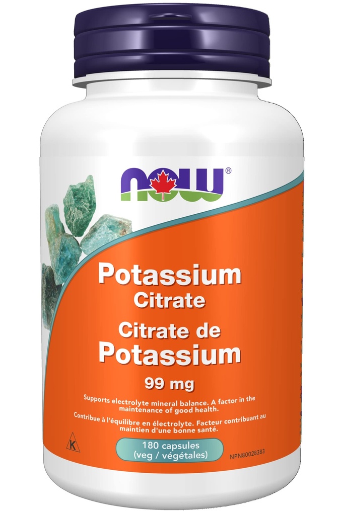 Now Foods Potassium Citrate 99Mg 180Cap