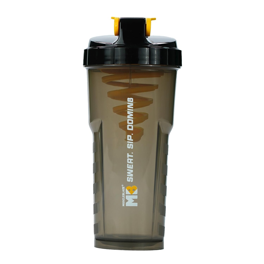 MuscleBlaze Cyclone Blender Shaker, Black, 700ml