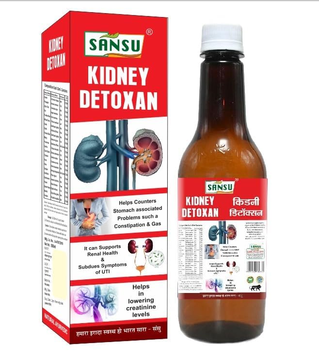 Sansu Kidney Detoxan With Makoy, Khas, Pineapple, Devdaru (500 ml)