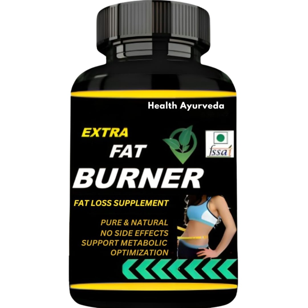 Extra Fat Burner Herbal Powder For Weight Loss Natural & Advanced Fat Burner Supplement Vanilla Flavor Pack 1