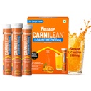 FAST&UP L-Carnitine 2000mg|Supports Weight Loss & Fat Burn|Orange|Pack of 3