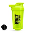 Shaker Bottle 400ml | Gym Water Bottle for Protein Shake, Workout, Fitness & Sports | Flip Top Drinking Bottle for Men Women (Parrot green)